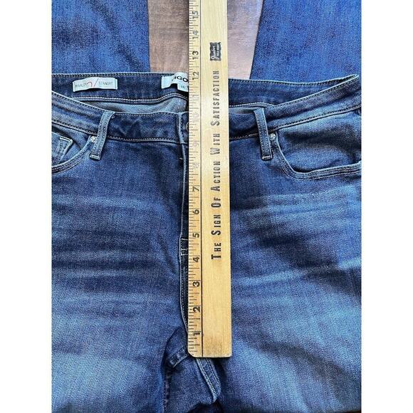 Vigoss Marley Straight Womens Casual Stretch Blue Jean Size 16 - Picture 5 of 7